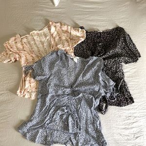 Set of 3 short sleeve shirts